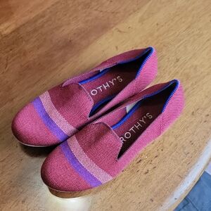 Rothy's Women's Red and Purple Loafers
